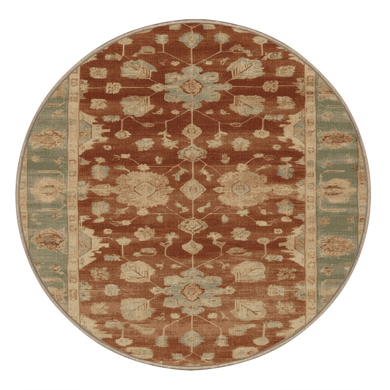 Machine Washable Overdyed Beige Area Rug