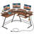 Mamurjon L-Shaped Metal Base Computer Desk with Power Outlet-1300999307