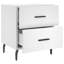 Manwi 40cm W Iron Bedside Table-1124794551