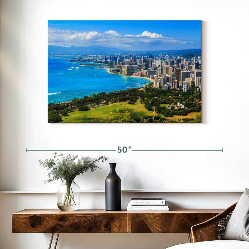 Rorry Honolulu Hotels, 26" H x 39" W