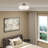 Jorgan Linen Blend Semi Flush Mount-1115678276