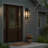 19.7 in. 1-Light Black Outdoor Wall Sconce for Porch, Garage or Entry Lighting（2-Pack）