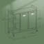 Metal Rolling Laundry Basket with Handles-1534963184