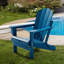 Chaise pliante extérieure Adirondack résistante aux intempéries pour terrasse de jardin, pelouse et jardin (ensemble de 2)-66963742