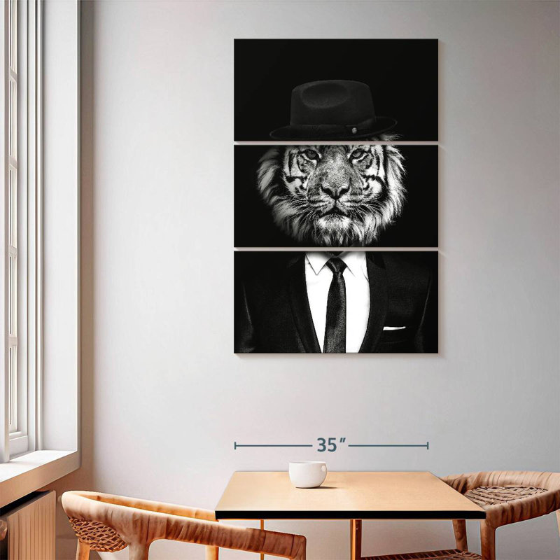 Ketti Classy Tiger III, 65" H x 42" W