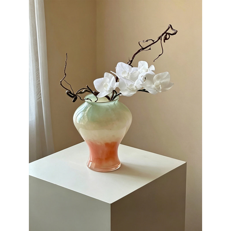 Vase en verre Curved