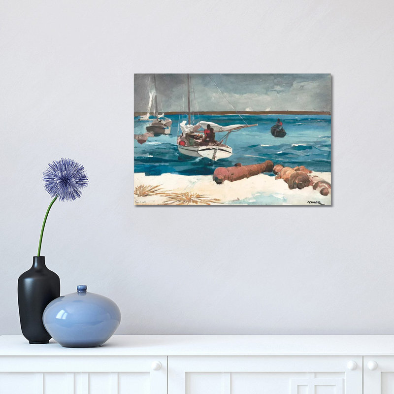 Nassau by Winslow Homer - Wrapped Canvas Painting, 30.48cm H x 45.72cm W x 1.91cm D