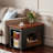 Modern Multi-function Coffee Table With Foldable Top, Casters And Multi-tier Storage-44332143