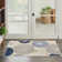 Tapis intérieur / extérieur bleu / gris Aloha