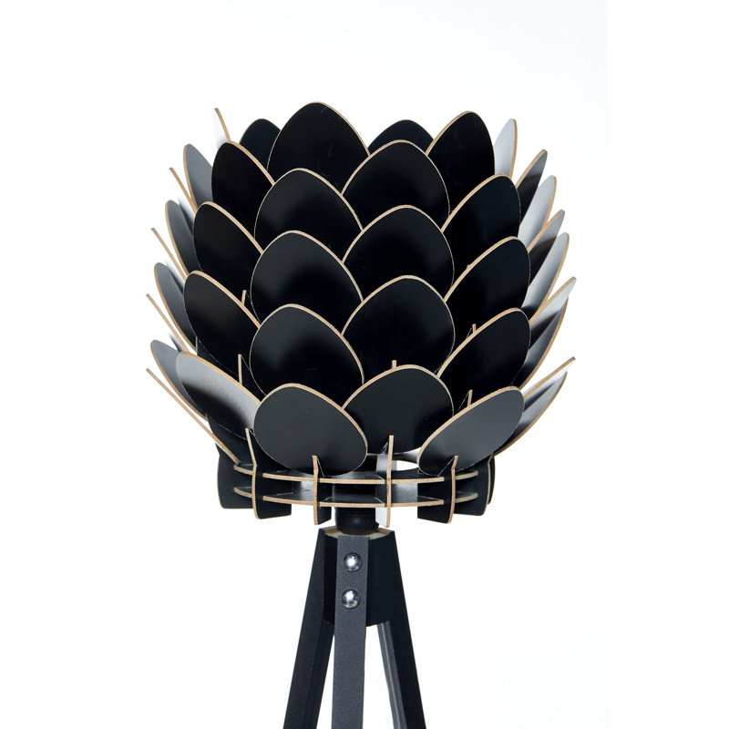 Lampe trépied 57 "Peryman, Noir