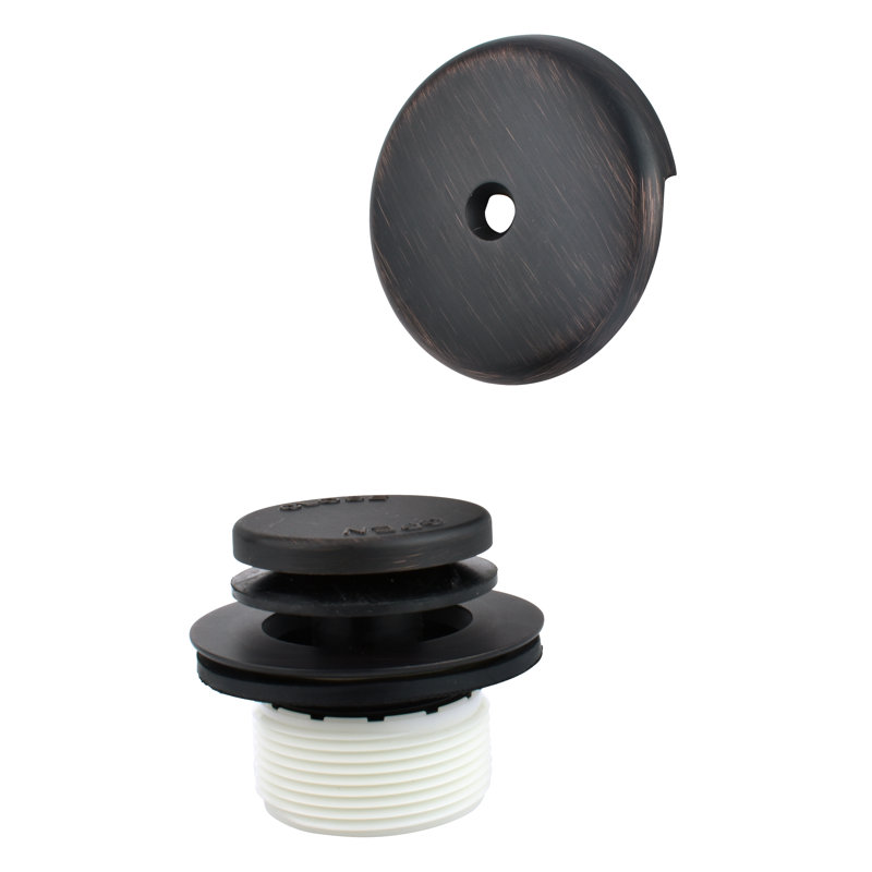 Drain Stopper Tub Drain With Overflow, Venetian Bronze