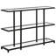 Mcchesney 162.6cm Glass Top Console Table-237497915-237497913