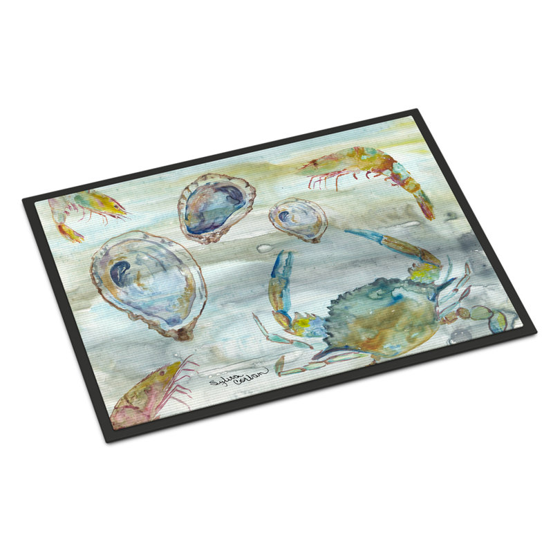 Magdalena Non-Slip Outdoor Doormat, Rectangle 1'5" x 2'2"
