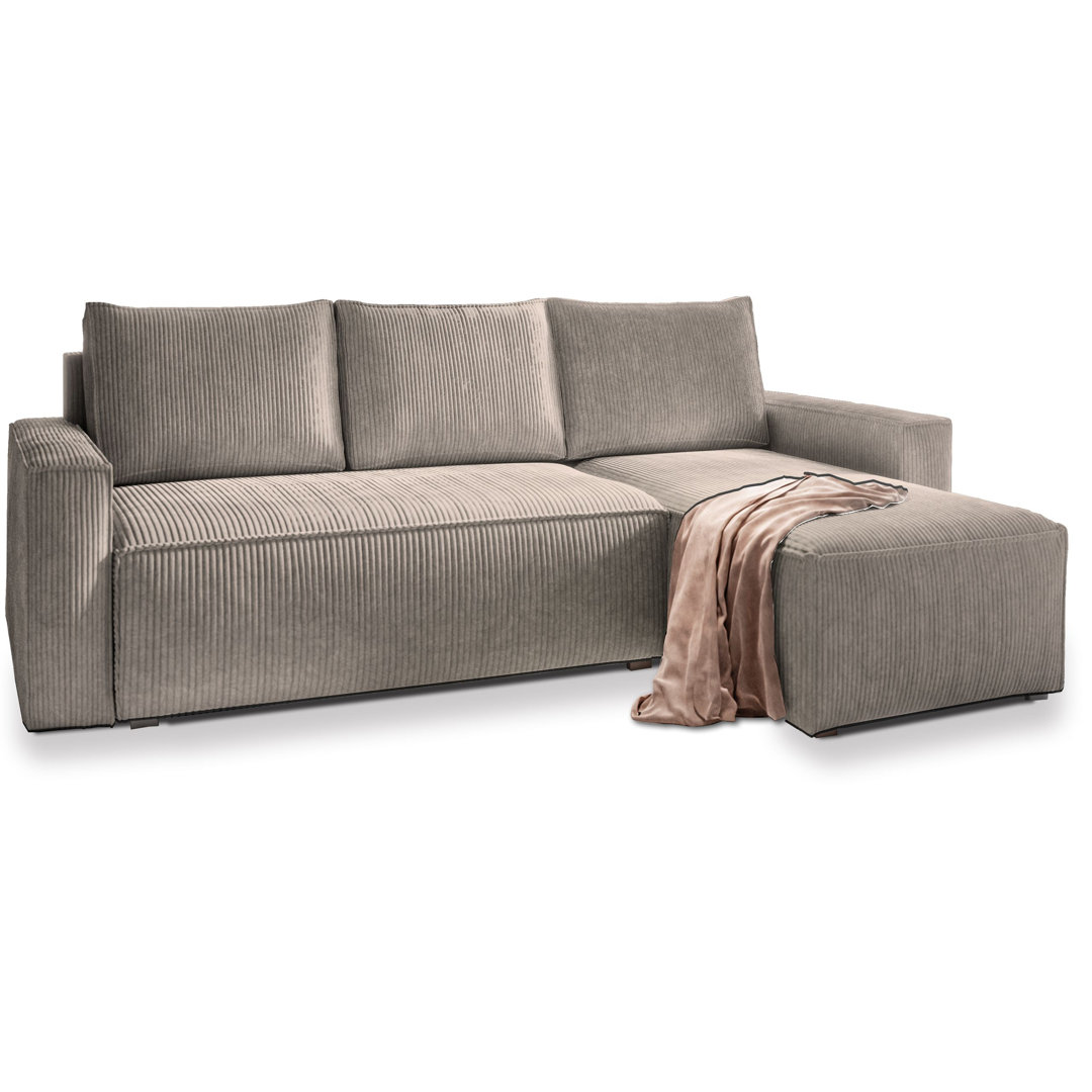 Ecksofa Shanett mit Bettfunktion