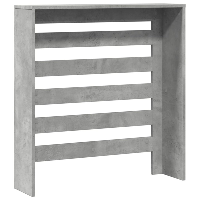 Vidaxl Radiator Cover Engineered Wood, Sonoma Oak, Horizontal Slats, 104 x 20 x 82 cm