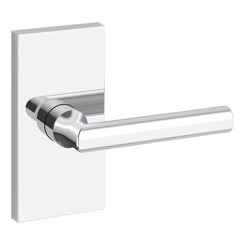Tube Lever Door Lever, Polished Chrome