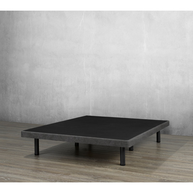 Lit plateforme tapissier Spade, Double, Pierre