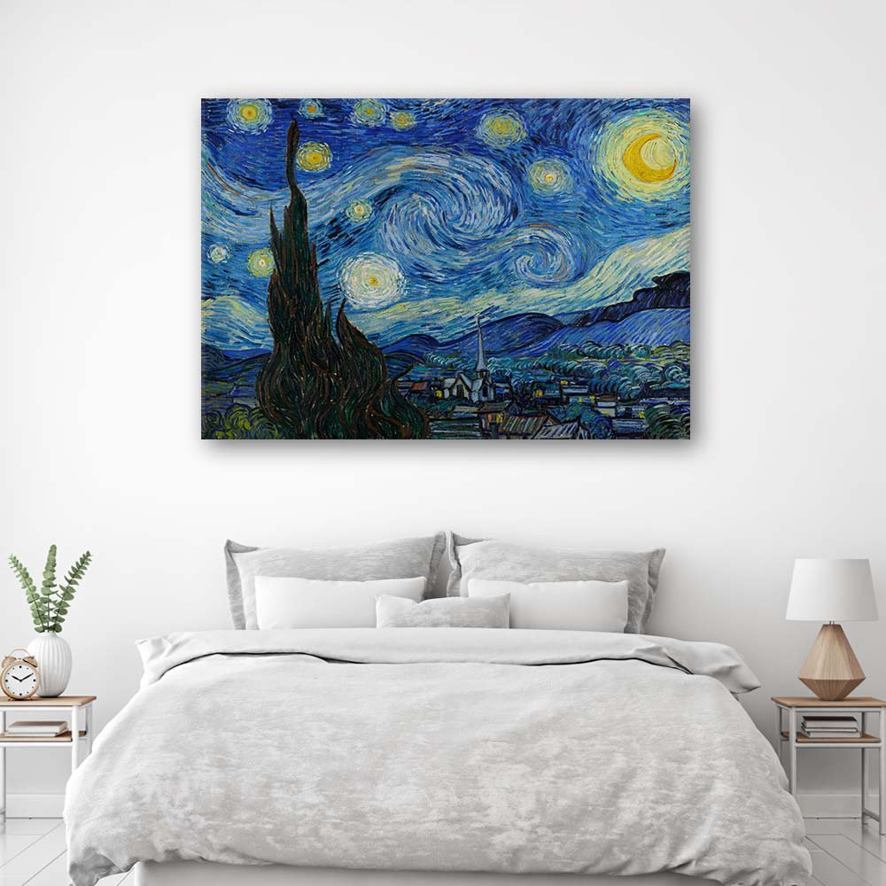 Leinwandbild Sternennacht - V. Van Gogh, Reproduktion 51158