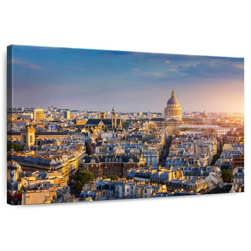 Coucher de soleil Vanna à Paris, H 24 po x l 36 po