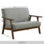Causeuse en bois Nathanielle-82821955