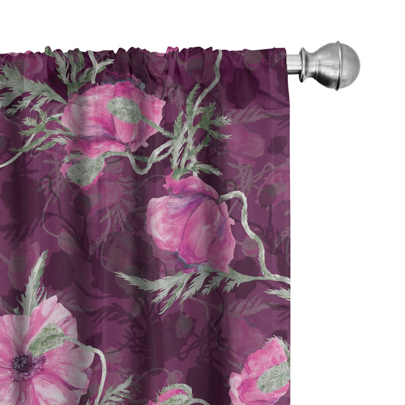 Semi Sheer Curtain Pair, 28" W x 95" L