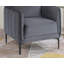 Chaise d'appoint, fauteuil avec pieds en métal