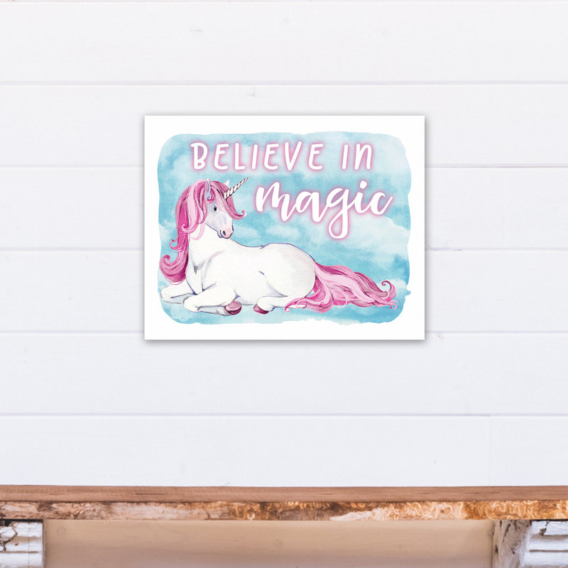 Art sur toile Bellamy Believe in Magic, H 16 po x l 20 po x P 1,25 po