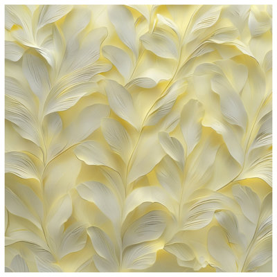 Yellow Leaf Texture Shower Curtains Extra Long