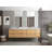 Cadge 84 " W Freestanding Standard Free Standing Single Double Vanity Bathroom Vanity With Quartz Top