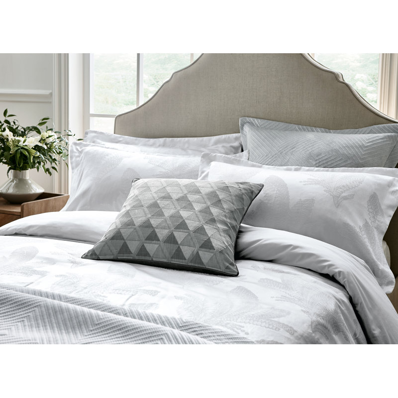 Gatsby Cotton Rich Jacquard Duvet Cover, Single, Champagne