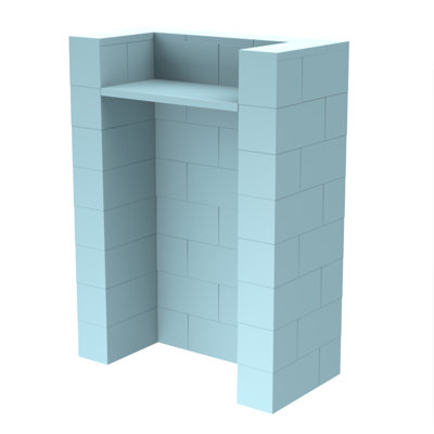 Lutrin de table en plastique 49 po Everblock