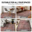 Tapis rouge / gris à envers antidérapant Labarbera-135687945