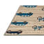 Machine Washable Transportation Beige Area Rug-611361801