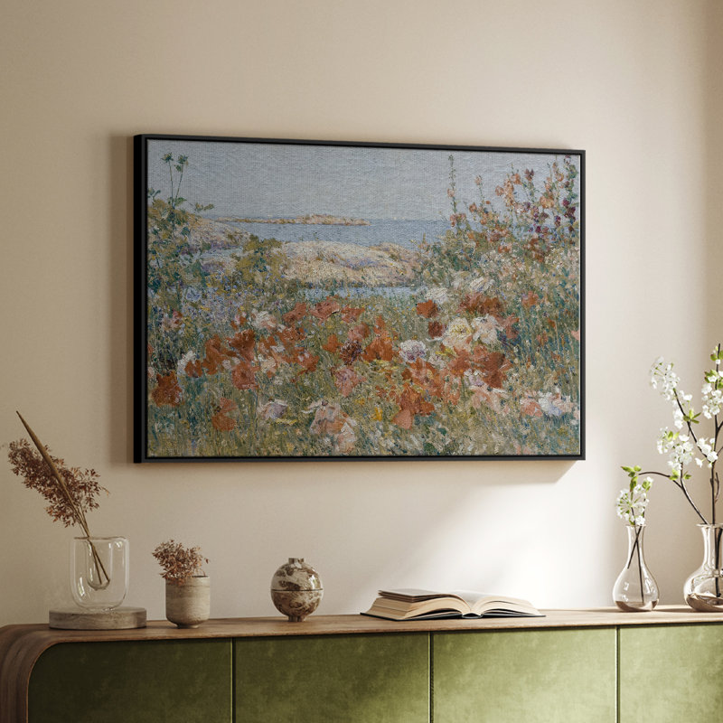 Reproduction botanique rétro - Toile tendue avec châssis encadré Cxxvii, Noir, H 17 po x l 25 po