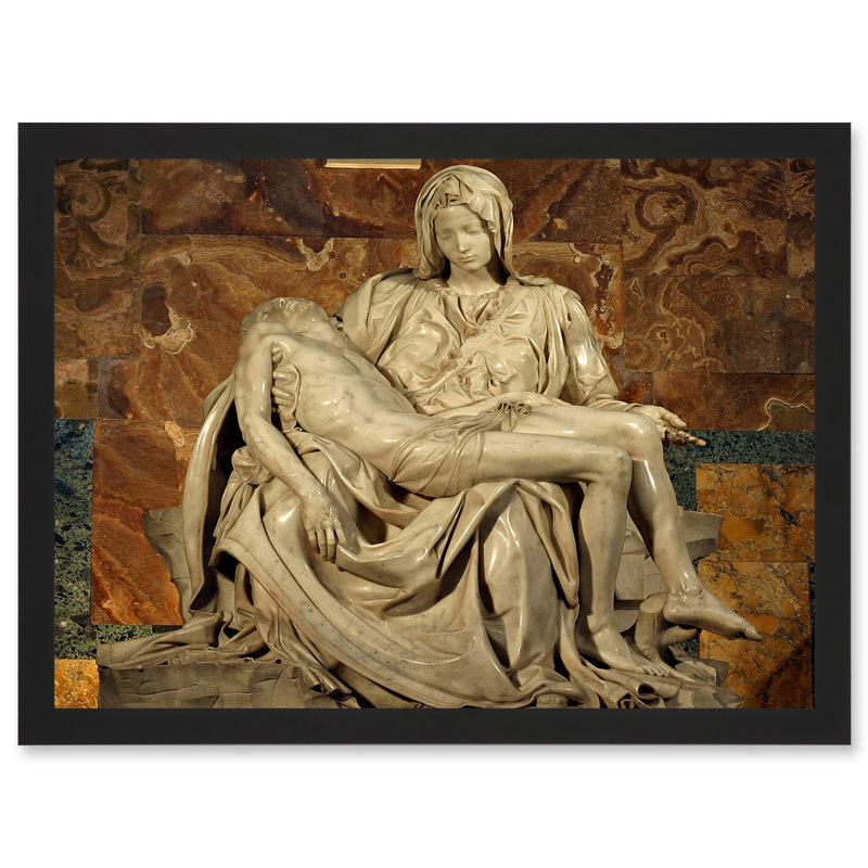 Michelangelo Pieta 1499 Painting - Single Picture Frame Art Prints