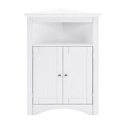 Sideboard Cabinet,Corner Cabinet,Bathroom Floor Corner Cabinet With Doors And Shelves, Kitchen, Living Room,Free Standing Storage Cabinet For Bathroom