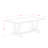 9-Pc Kitchen Table Set Contains a Cement Wooden Table and 8 Shitake Linen Fabric Upholstered Chairs with High Back - Wire Brushed Black Finish-255592812-255592811-198228306