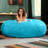 Jaxx 6 Foot Cocoon - 2-in-1 Convertible Bean Bag Bed & Large Bean Bag Chair for Adults -1267123440