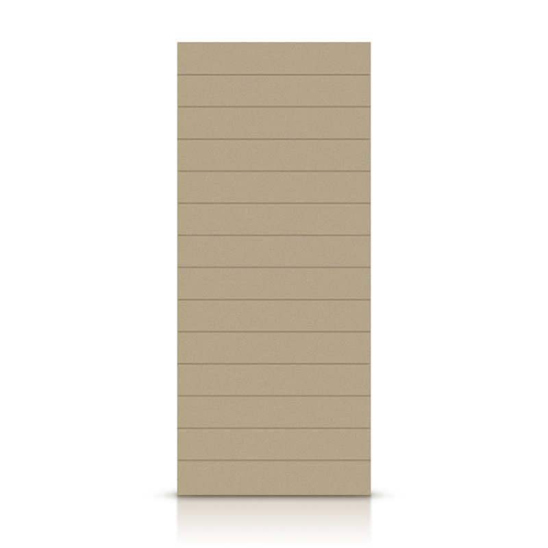 Porte à panneaux en bois massif et manufacturé, 24 po x 80 po, Sans finition
