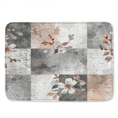 Tapis de bain Floral