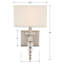 Clover 1-Light Armed Sconce-1959287757