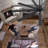 Oversized Industrial Large Black Ceiling Fan with LED Lights and 9 Aluminum Blades-102884505-102884506