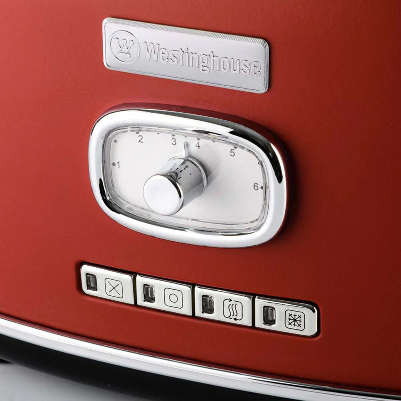 Grille-pain 2 tranches Westinghouse - rouge