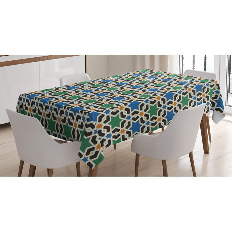 Moroccan Tablecloth, 84" L x 60" W