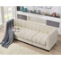 Myrhn Modular Sectional, 3-Seater Contemporary Sleeper with Solid Wood Base