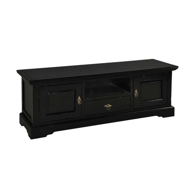Boalsburg Unfinished TV Stand for TVs up to 58", Black