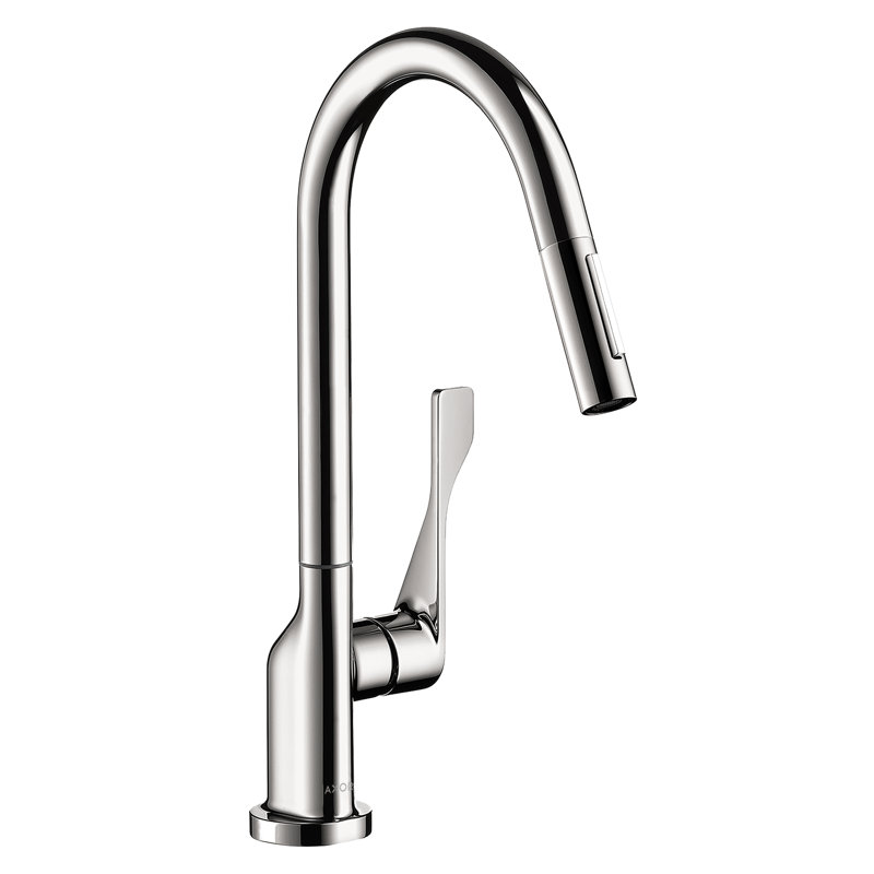 Citterio Pull Down Single Handle Kitchen Faucet, Chrome