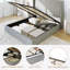 Lit plateforme tapissier avec rangement à velours hydraulique et lattes en bois-676215253-676215254
