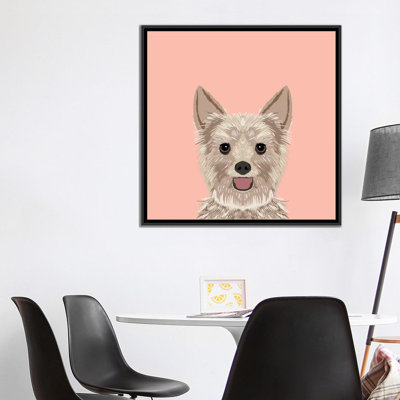 Yorkshire terrier, impression sur toile tendue