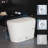 Luxury Smart Toilet With Auto-Open/Close Lid,One Piece Bidet Toilet Heated Seat For Bathrooms, Multiple Cleaning Modes,Smart Foot Sensor